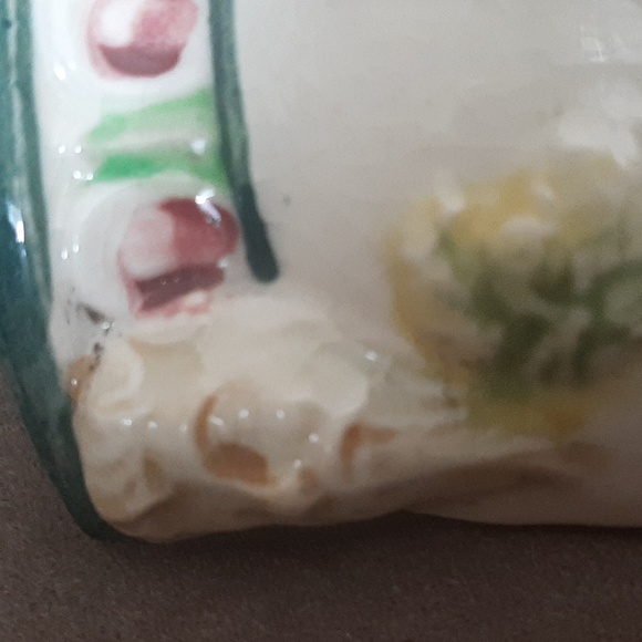 Japanese Maruhon fience wall pocket. - Picture 2 of 4